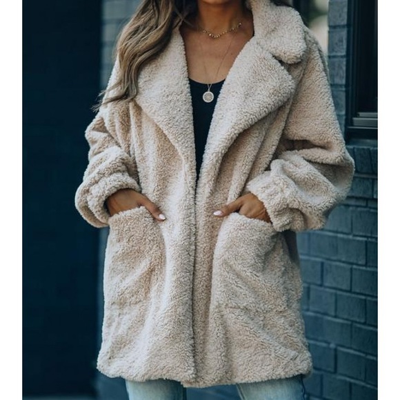 Vici Doll Xenia Pocketed Teddy Coat 
